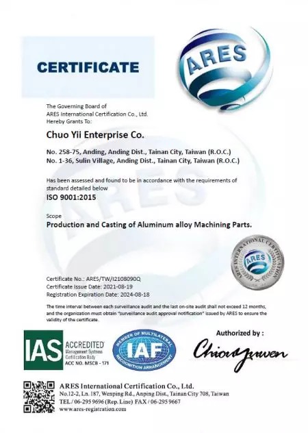 ISO 9001:2015 Certificate